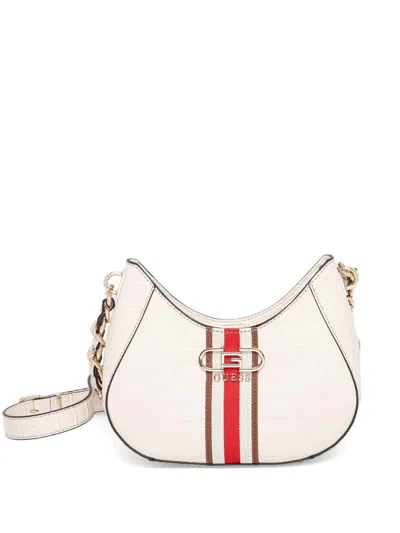 Guess Usa Nelka Crossbody Bag In Neutrals