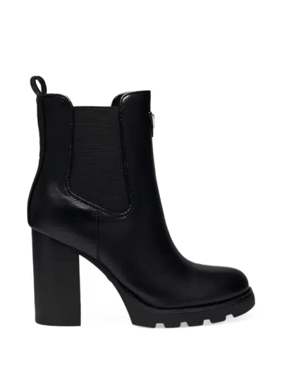 Guess Usa Nerel Faux-leather Boots In Black
