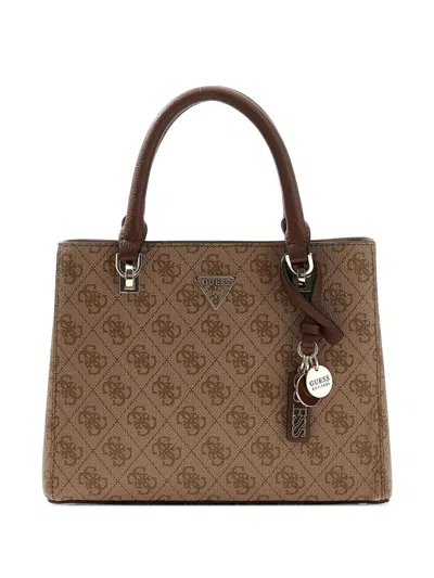 Guess Usa Noelle 4g Monogram Tote Bag In Neutral