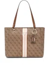 Guess Usa Noelle 4g Tote Bag In Neutrals