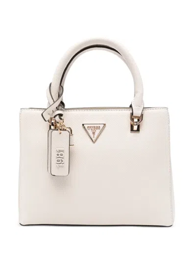 Guess Usa Noelle Charm Tote Bag In Neutral