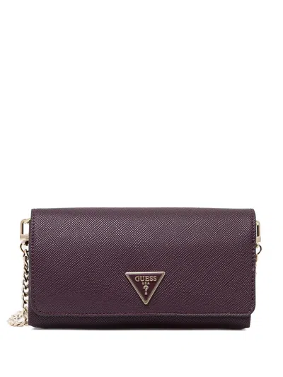 Guess Usa Noelle Clutch In Purple