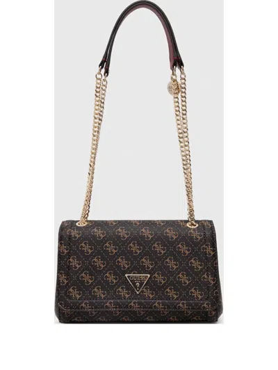 Guess Usa Noelle Crossbody Bag In Brown