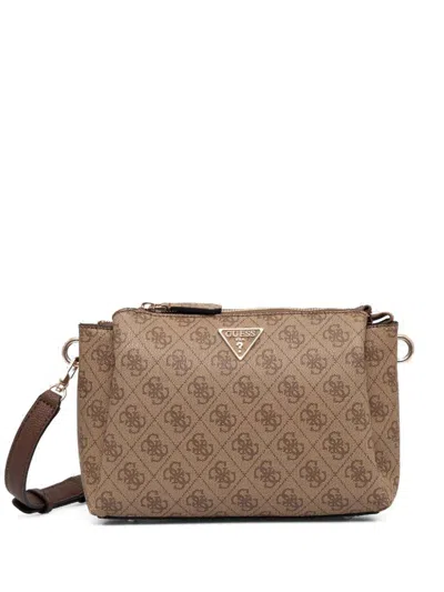 Guess Usa Noelle Crossbody Bag In Brown