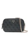 Guess Usa Noelle Ii Logo-plaque Cross Body Bag In Gray