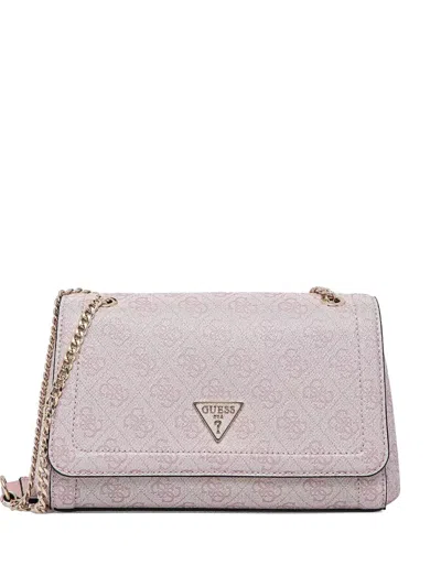 Guess Usa Noelle Logo-print Shoulder Bag