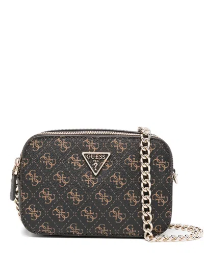 Guess Usa Noelle Mini Bag In Brown