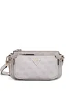 Guess Usa Noelle Satchel Bag In Grey