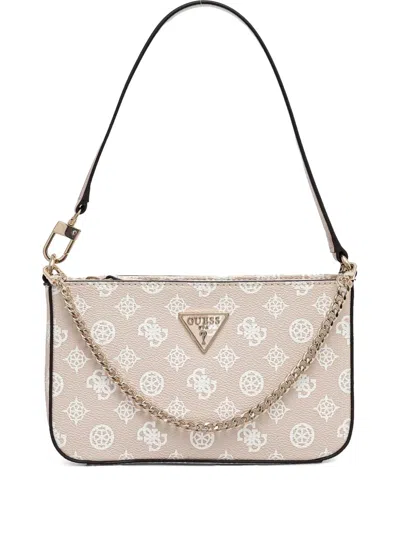 Guess Usa Noelle Shoulder Bag In Neutrals