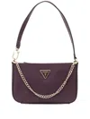 Guess Usa Noelle Shoulder Bag In Purple