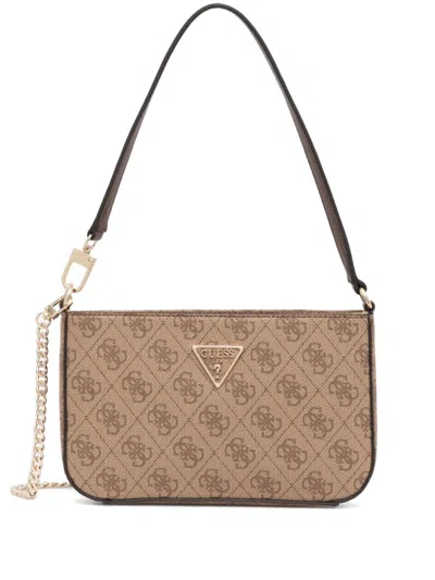 Guess Usa Noelle Tote Bag In Braun