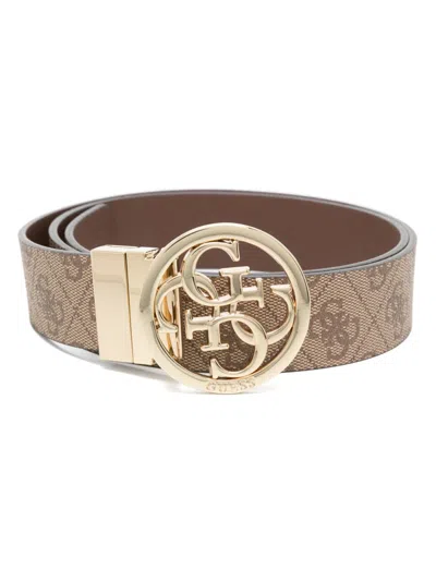 Guess Usa Nolana Belt In Neutrals