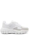 Guess Usa Norina Mesh Sneakers In Weiss