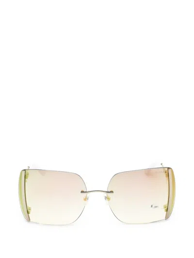 Guess Usa Oversized Geometric-frame Sunglasses In Multi