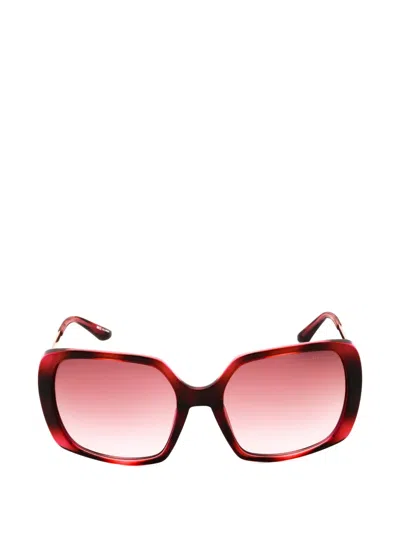 Guess Usa Oversized Square-frame Sunglasses In Purple