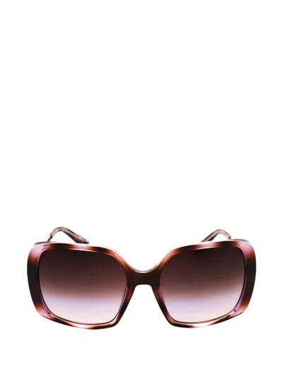 Guess Usa Oversized Square-frame Sunglasses In Purple