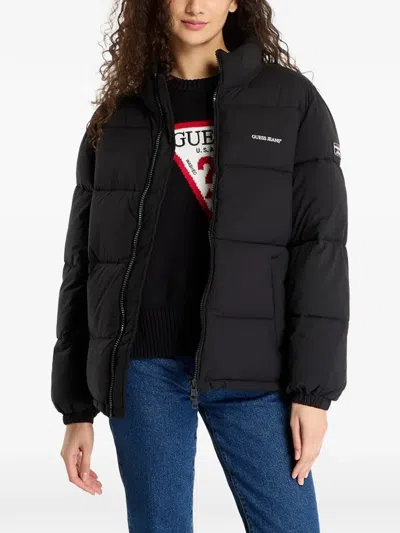 Guess Usa Padded Jacket In Black