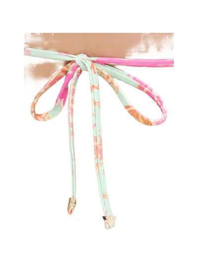 Guess Usa Paisley-print Triangle Bikini Top In Multi