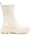Guess Usa Panelled Boots In 中性色