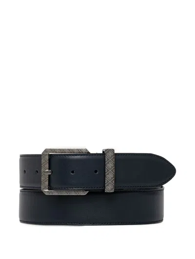 Guess Usa Patterned Belt In Black