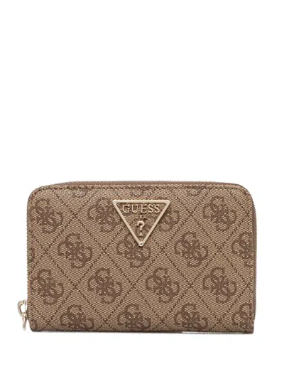 Guess Usa Patterned Zip Wallet