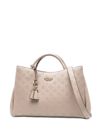 Guess Usa Phoebe 4g Tote Bag In Neutral