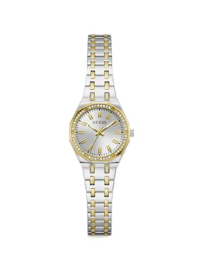 Guess Usa Pixie 2-tone Analog Watch In 실버 톤