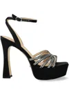 Guess Usa Platform Sandals In Black