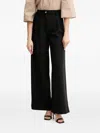 Guess Usa Pleat-detail Trousers In Black