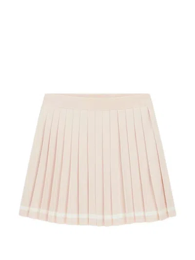 Guess Usa Pleated Mini Skirt In Neutral