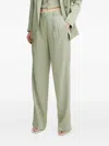 Guess Usa Pleated Trousers In Green