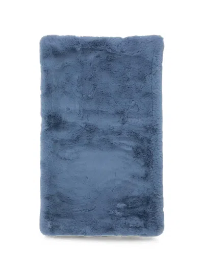 Guess Usa Plush Pet Rug In Blue