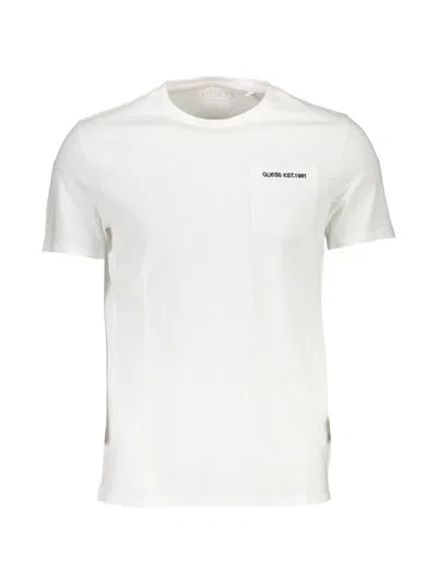 Guess Usa Pocket-detail T-shirt In White