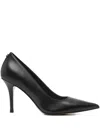Guess Usa Pointed Heeled Pumps In Black