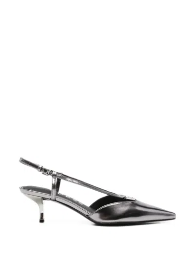 Guess Usa Pointed-toe Slingback Pumps In Animal Print