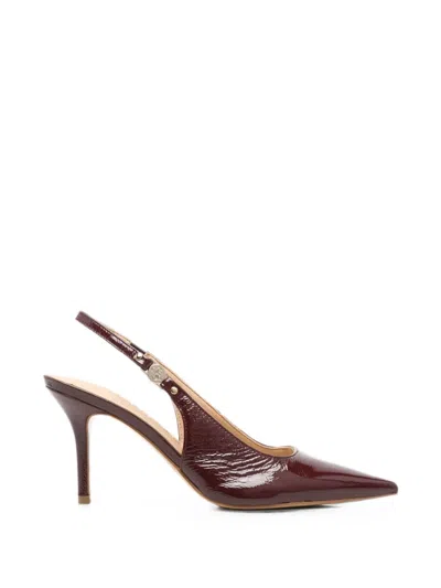 Guess Usa Pointed-toe Slingback Pumps In Red