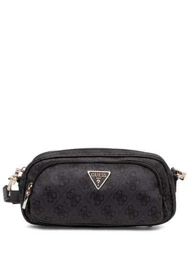 Guess Usa Power Play Crossbody Bag In Black