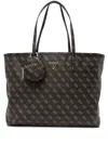 Guess Usa Power Play Tote Bag In Braun