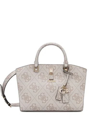 Guess Usa Queensland 4g Tote Bag In Neutral
