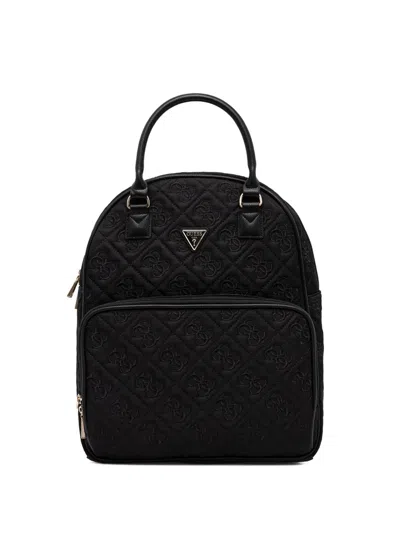 Guess Usa Quilted Backpack In Black