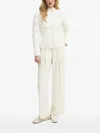 Guess Usa Quilted Chevron Puffer Jacket In White