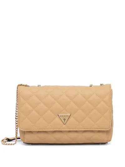 Guess Usa Quilted Cross Body Bag In 中性色