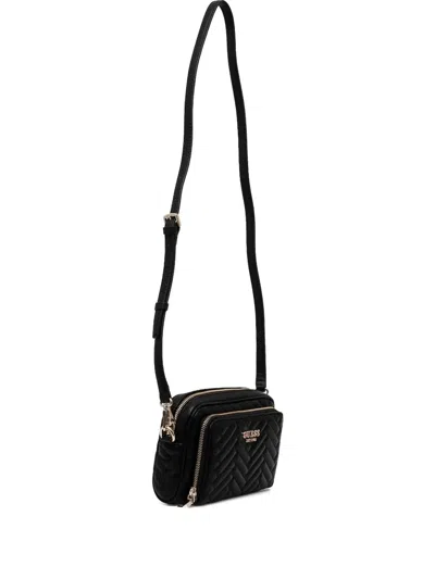 Guess Usa Quilted Cross Body Bag In Black