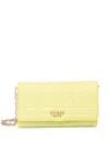 Guess Usa Quilted Cross Body Bag In Yellow