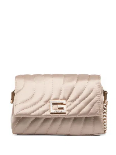 Guess Usa Quilted Crossbody Bag In 中性色