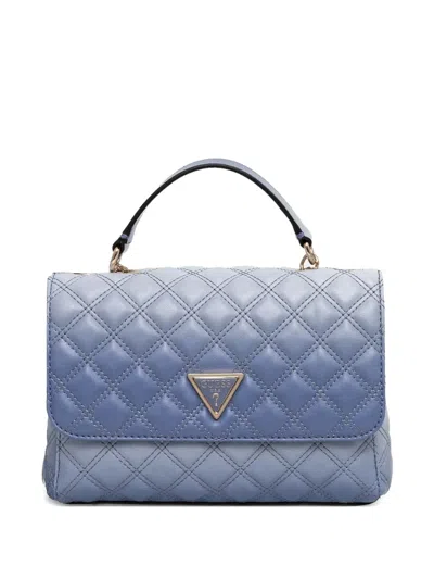 Guess Usa Quilted Leather Shoulder Bag