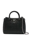 Guess Usa Quilted-design Tote Bag In Black