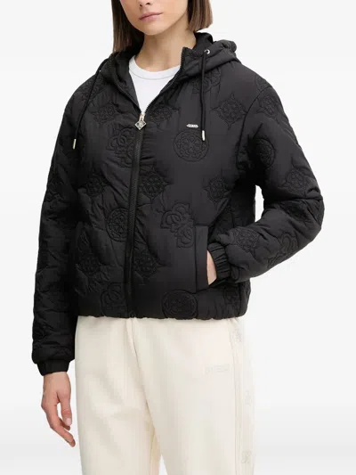 Guess Usa Quilted Jacket In Black