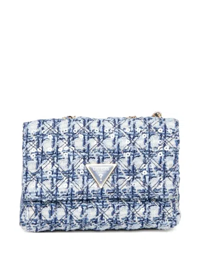 Guess Usa Quilted Satchel Bag