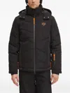 Guess Usa Quilted Ski Jacket In Black